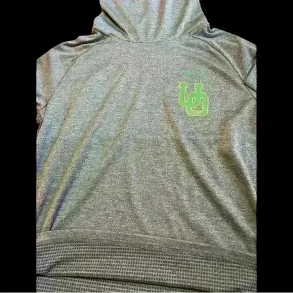 Nike Women’s Oregon Ducks Football Funnel Neck Sweatshirt Jersey. Size Large. - Picture 7 of 11